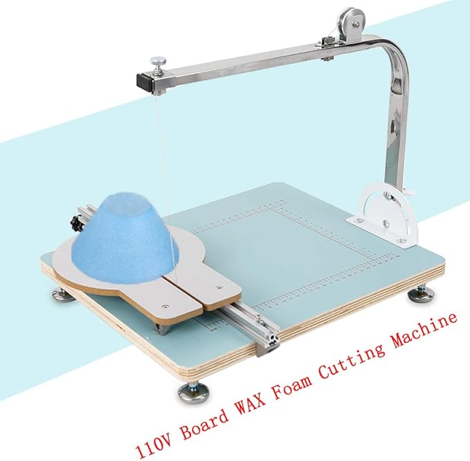 11'' *10'' Hot Wire Cutter, 0-500℃ Foam Cutting Machine, 72W Electric Styrofoam Cutter with16.4ft Heating Wire for Foam Sponge KT Board Ribbon Pearl Cotton