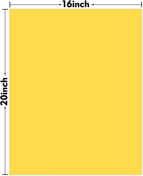 Golden State Art | Pack of 25 Acid-Free 16x20 Multicolor Uncut Mat Boards for Photos & Frames