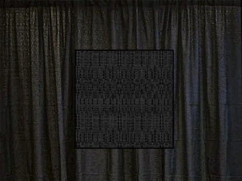 Banjo Drape Panel - 3 Ft. High x 4 Ft. Wide | Perfect for Pipe and Drape Displays - Black