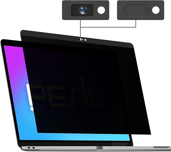 Peslv Magnetic Privacy Screen for MacBook Pro 16 Inch (2019-2020) - A2141, 16inch Removable Matte Blue Light Glare Filter Protector Shield for Mac Pro 16in Laptop Computer