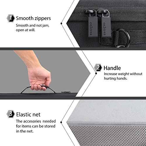 co2CREA Hard Travel Case Replacement for Epson Workforce WF-100 Wireless Mobile Printer