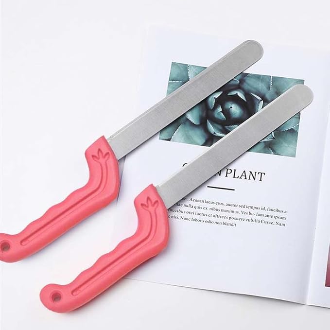 Tinsow Florist Professional Cutting Knife for Flower Foam Block Knives for Floral Foam Block Bricks (Pink)