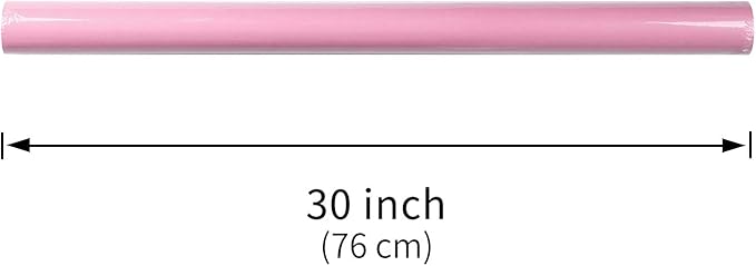 RUSPEPA 30"x 393"(32.8') Pink Kraft Wrapping Paper Large Jumbo Roll, Recyclable Light Pink Gift Wrap Paper for Wedding Gift Wrapping, Table Cover, Craft Supplies, Mother's Day Bouquet Flower, 80GSM