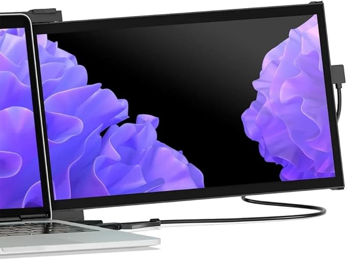 2026 Mobile Pixels Duex Plus DS 13.3" Portable Monitor, USB Type-C/HDMI Plug and Play Laptop Screen Extender, FHD 1080P Laptop Monitor, Compatible with Windows/Mac