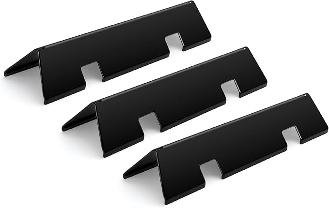 Webonbake 15.3 inch Flavorizer Bars for Weber GS4 Spirit II & I E210 S210 E220 S220 Grill with Front Control Knobs, Porcelain Enameled Steel Heat Plate Flavor Bar Replacement for 7635, 3 Pack