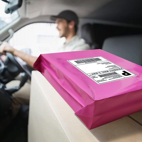 POLYSELLS Pink Poly Mailers - 200 Pcs 12x15.5 Inches | Strong Adhesive, Waterproof & Tear-Resistant Shipping Envelopes for Small Business