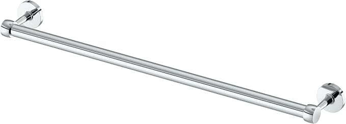 Gatco 5210 Gibson Towel Bar, Chrome, Wall-Mounted Bathroom Towel Bar, Heavy Duty Decorative Hardware with EZ Ancor Mounting