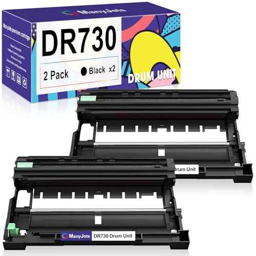 DR730 Drum Unit - Compatible for Brother DR730 DR-730 DR760 DR-760 Drum - for HL-L2370DW HL-L2395DW MFC-L2710DW MFC-L2750DW DCP-L2550DW MFC-L2690DW MFC-L2730DW Printer(Not Toner,2-Pack)