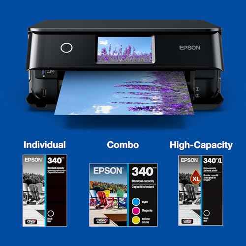 Epson 340 Claria Photo HD Ink High Capacity Cyan Cartridge (T340XL220-S) Works with Expression Photo XP-8800
