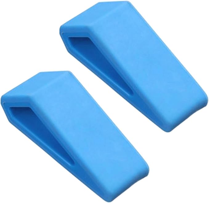 Ywmsfl 2Pcs Lightweight Portable Laptop Stand Small Cooling Slip Silicone Tilting Pad Small Tablet Ergonomic Stand for Typing