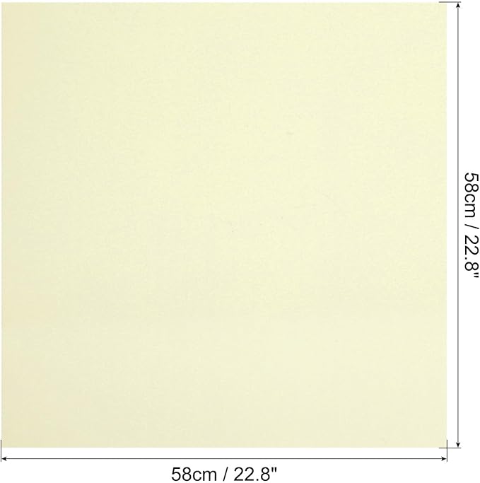 MECCANIXITY Flower Wrapping Fog Paper 22.8x22.8 Inch Waterproof Matte Floral Wrapping Paper for DIY Crafts, Gift/Gift Box Packaging Beige 20 Pcs