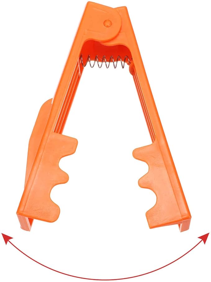 HARFINGTON 2pcs Rose Thorn Stripper Tool Set 5.5" 4.7" ABS Plastic PVC Flower Thorn Leaf Remover Flower Stem and Leaf Stripping for Gardening Home Florist, Orange,Pink