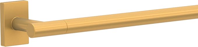 Franklin Brass Hartwell (1-Pack) 18'' Towel Rack w/ 6" Extender for Bathroom Satin Gold Towel Bar for Bathroom Wall Mounted Towel Holder Rod HRT26-SG