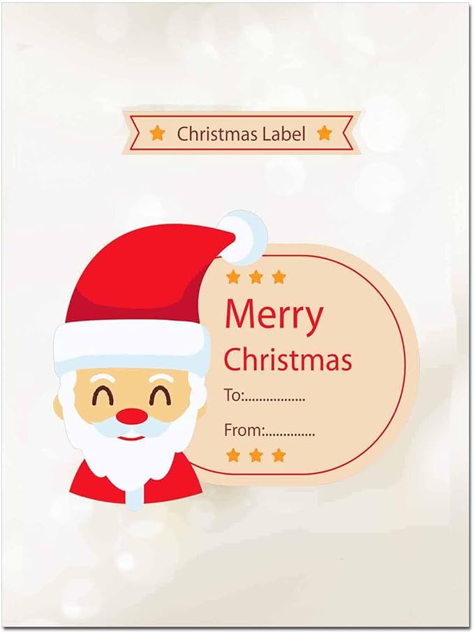 DUGUTUL Thick Christmas Stationery Paper, Holiday Letters, Printer Paper, 48 Sheets, 8.5 x 11 Inch (D-1)