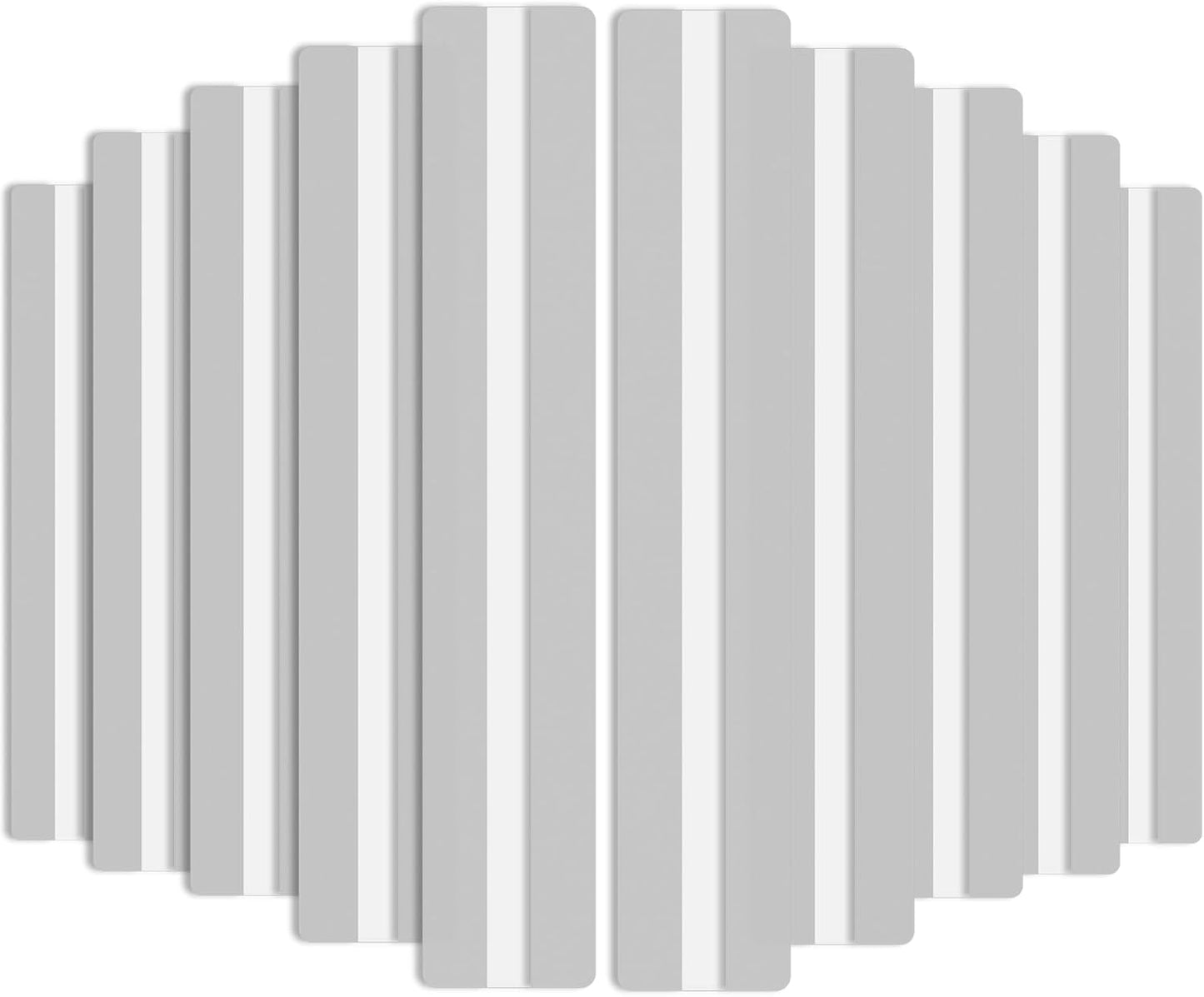 Skiennix Guided Reading Strips - 12 Colored Overlay Bookmarks for Dyslexia | Clear Reading Trackers