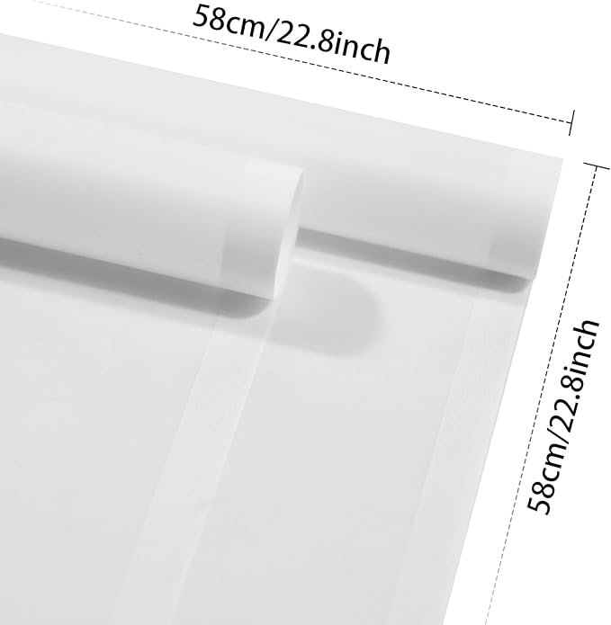 DEWJDFSC 20 Sheets Flower Wrapping Paper,Waterproof Floral Korean Bouquet Wrapping Paper, Florist Supplies, Suitable for Flowers Gift Packaging (White-2)