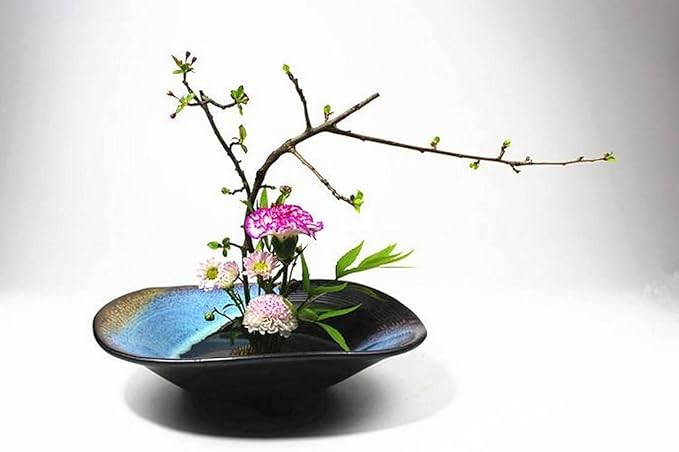 JapanBargain 2300, Japanese Ikebana Kenzan Flower Frog for Flower Arrangements Brass Floral Arranging Pin Needle Holder Made in Japan, 3-3/4inch x 3 inch