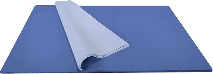 Jillson Roberts Bulk 20 x 30 Inches Recycled Tissue, Parade Blue, 480 Unfolded Sheets (BFT16)