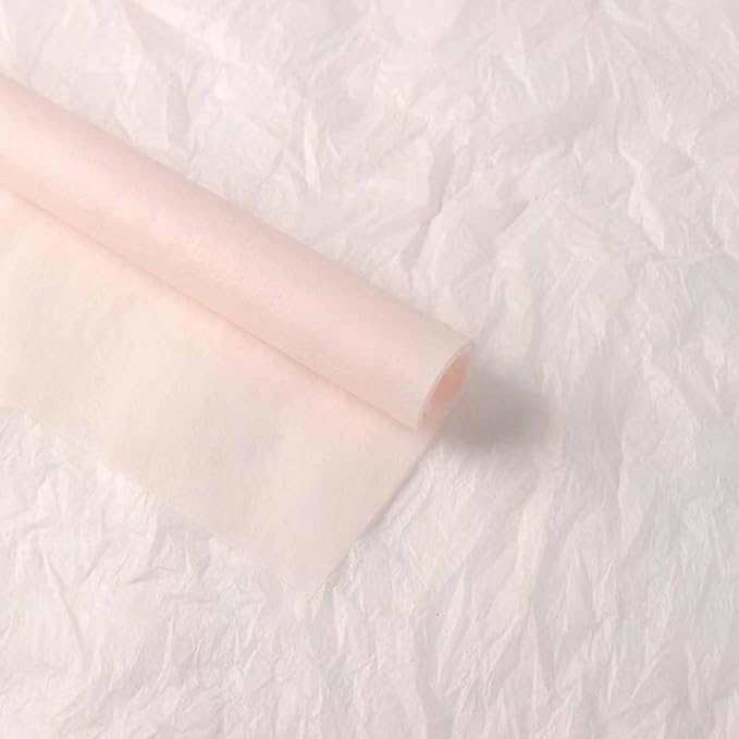 FAYADA Korean Cotton Flower Wrapping Paper Non-Woven Floral Bouquet Wraps Gift Packaging Florist Supplies 20 Sheets Florist Waterproof Flower Wrapping Paper for Fresh Flowers-22.8x22.8 Inch (Pink