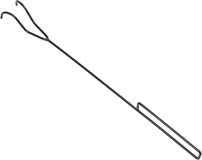 26-Inch Round Iron Outdoor Wood Burning Fire Pit with Spark Screen & Poker, Portable for Patio, Backyard, and Camping