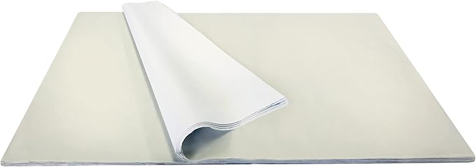Jillson Roberts Bulk 480-Sheet Count 20" x 30" Recycled Tissue Paper Available in 30 Colors, Ivory