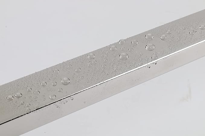 TocTen Bath Towel Rack - Square Base Thicken SUS304 Stainless Steel Towel Bar for Bathroom, Bathroom Accessories Towel Rod Heavy Duty Wall Mounted Towel Holder. (Chrome, 30)