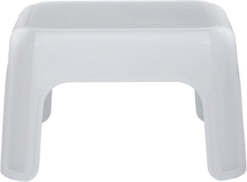 Rubbermaid Durable Plastic Roughneck Step Stool - 300-LB Capacity, White | 2-Pack