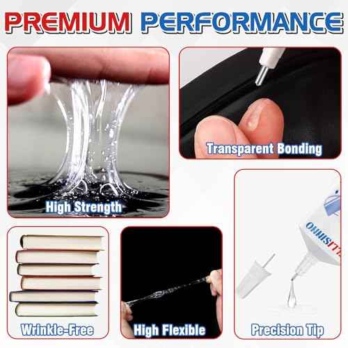 Book Glue, Clear Book Binding Glue, Multipurpose Adhesive for Book Repair and Binding, Envelopes, Paper Crafts, Postcards, DIY, Scrapbook, 110ml
