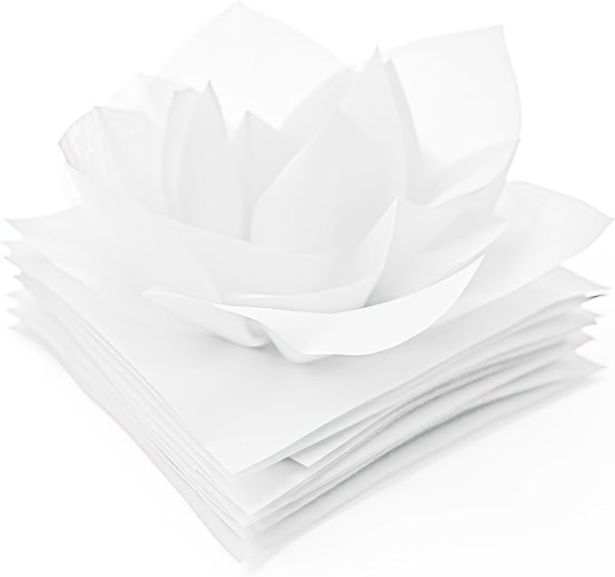 SANZIX 150 Sheets White Tissue Paper for Gift Bags 14x20 Inch - White Christmas Wrapping Paper for Xmas Decorations, Packaging, DIY, Bouquet | Bulk Tissue for Wedding, Birthday, Graduation