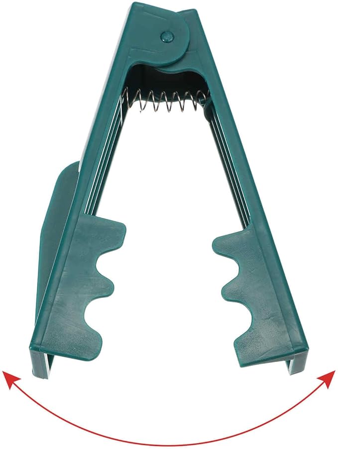 HARFINGTON 2pcs Rose Thorn Stripper Tool Set 5.5" 4.7" ABS Plastic PVC Flower Thorn Leaf Remover Flower Stem and Leaf Stripping for Gardening Home Florist, Dark Green,Orange