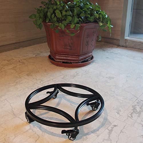 Zhongma 18.1" Plant Caddy with Wheels, Heavy Duty Construction, 300 Lbs Capacity, Load-Bearing Wheels with Brakes