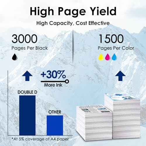 DOUBLE D Compatible LC3037 LC3037XXL Ink Cartridges for Brother LC3037 LC3037XXL LC3039, High Yield for MFC-J6945DW MFC-J5845DW XL MFC-J5945DW MFC-J6545DW XL (Black, Cyan, Yellow, Magenta, 4 Pack)
