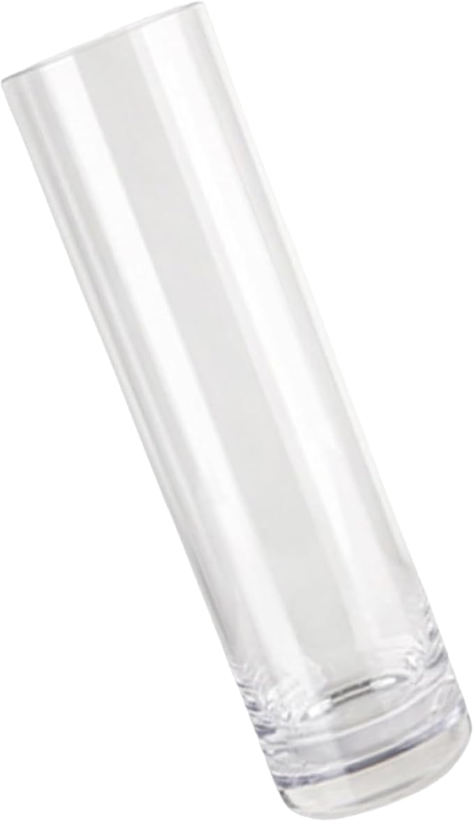 Acrylic Vase, 16" Tall Clear Vase, Non Breakable Plastic Cylinder Vases Clear Flower for Living Room Centerpiece, Floral Arrangement, Wedding Decor