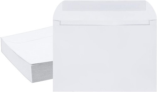PATIKIL Invitation Envelopes - 50 Pcs Self-Seal A7 for Weddings, Thank You Cards & More | 7.5x5.5 Inch, White