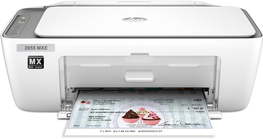 VersaCheck 2855 MXE MICR Color Check Printer Bundle with Gold Check Printing Software | All-in-One Solution