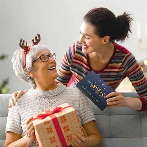 ZICOTO Beautiful Christmas Cards Set of 20 with Religious Designs - Incl. Bulk Envelopes, Matching Stickers And Storage Box - Perfect to Send Warm Holiday Wishes to Friends and Family