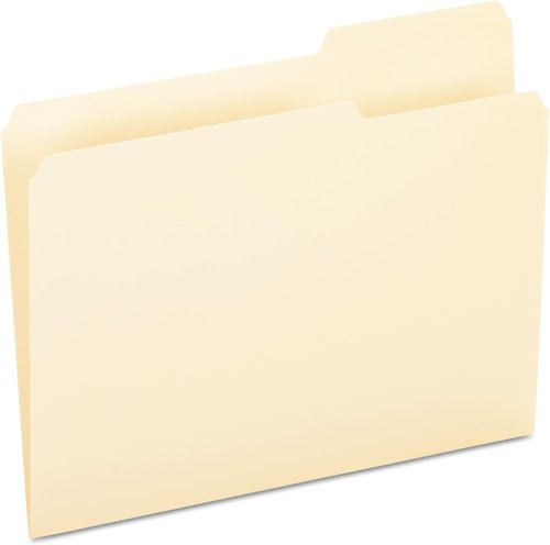 Pendaflex File Folders - Letter Size Manila with 1/3 Cut - 100 Count Box for Organized Filing
