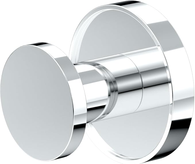 Gatco Bath Towel Hook | Retro–Modern Wall Hook for Robes, Towels, and Clothes | Sky 5555, Chrome