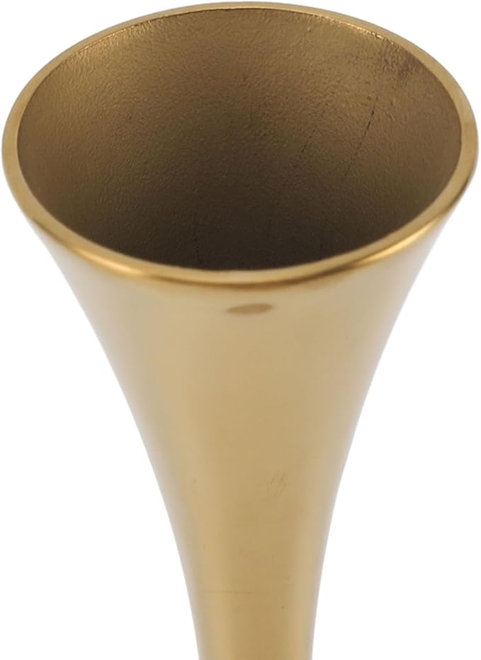 Stainless Steel Flower Vase, Mini Round Mouth Dry Flower Vases Floral Pot for Home Office Wedding Centerpieces Decor 6.7x1.8in