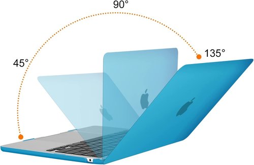 MOSISO MacBook Air 13-Inch Hard Shell Case - Aqua Blue with Keyboard Cover & Screen Film