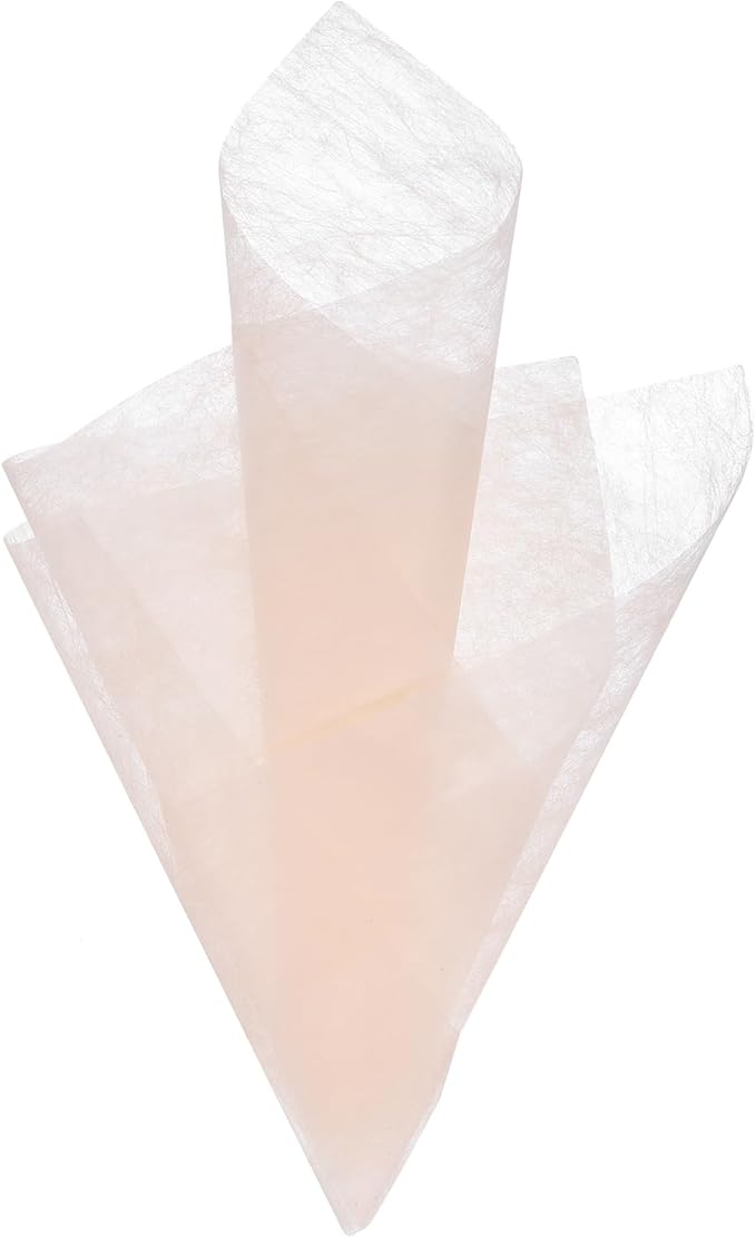 PATIKIL 11.8 inches Tissue Flower Wrapping Paper, 139 Sheets Waterproof Floral Bouquet Wraps Gift Packaging Tissue for Party Birthday Wedding Holiday Decorations Crafts, Light Pink