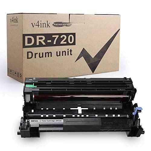 v4ink Compatible DR720 Drum Unit Replacement for Brother DR720 Drum Unit for DCP-8110 DCP-8150 DCP-8155 HL-5440 HL-5450 HL-5470 HL-6180 MFC-8510 MFC-8710 MFC-8810 MFC-8910 MFC-8950 Printer (Not Toner)