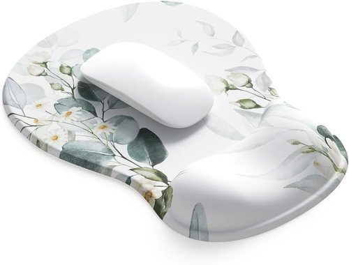 ErgoComfort Gel Wrist Rest Mouse Pad - Ergonomic Office Mousepad with Non-Slip Support | Sage Harmony Design