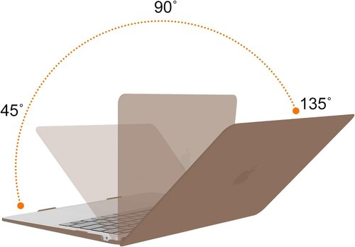 MOSISO MacBook Air 13-Inch Case - Durable Hard Shell Cover & Keyboard Protector | Caramel Brown