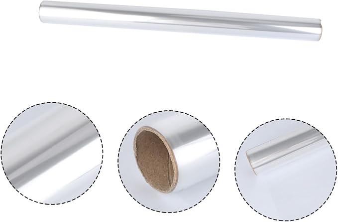 DEARMAMY Transparent Cellophane Wrap Roll Clear Flower Wrapping for Bouquets and Basket Packaging Moisture-resistant Craft Supply for and Party Presentation