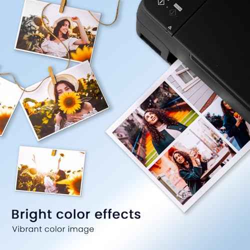 802XL 802 Ink Cartridges Remanufactured Replacement for Epson 802XL Ink Cartridges for Epson Printer Work with Workforce Pro WF-4740 WF-4730 WF-4720 WF-4734 EC-4020 EC-4030 5-Pack