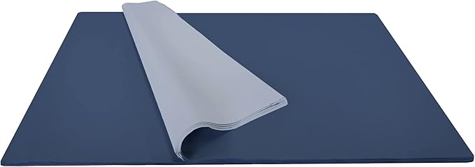 Jillson Roberts Bulk 20 x 30 Inches Recycled Tissue, Navy, 480 Unfolded Sheets (BFT26)