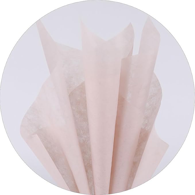 MLSG 96 Sheets Tissue Flower Wrapping Paper Cotton Wrapping Flower Paper Withdrawable Lining Paper Non-woven Waterproof Floral Bouquet Wraps For Florist Packaging Arrangement (caramel)