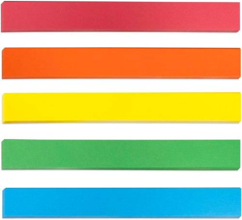 Hygloss Products Bright Sentence Strips - Unlined Cardstock for Arts & Crafts - 5 Assorted Colors - 1.5" x 23" - 100 Pieces