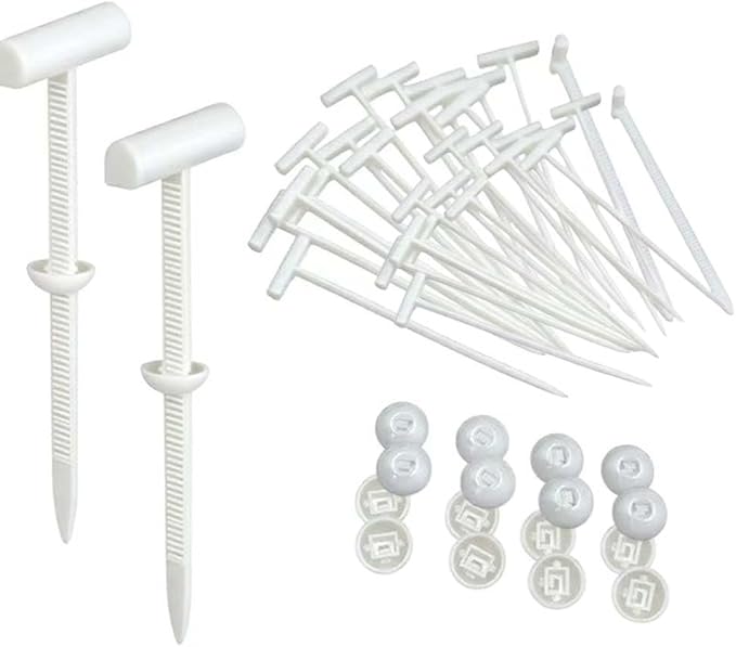 Nylon Universal Cable Tie Buckle, Upgrade Cable Tie Buckle Zip Tie, Zip Tie Style Clip, Multifunctional Nylon Cable Ties for Cars Daily Repair Bumper Clips (White 50pcs)